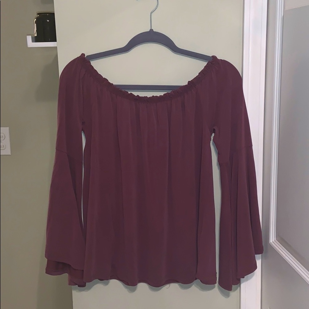 MAROON BLOUSE